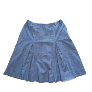 Vintage women’s light blue cotton skirt